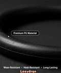 Close-up of Five Pack PU Rock Tumbler Belts Replacement Kit showing heat-resistant PU material.