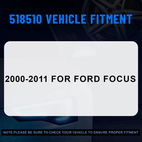 Plug And Play Front Wheel Hub And Bearing Assembly For Ford Focus 2000 2011 With ABS Four Lug Hub OE 518510 Front Axle