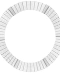 Top view of Large Galvanized Steel Garden Composter 39.4 Inch Cylindrical Outdoor Bin showing circular, silver metal structure.