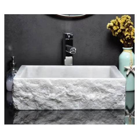 Premium Above Counter Vessel Sink For Modern Bathroom Vanity Slick Ceramic Washbasin Heavy Duty Build easy install and stylish design.