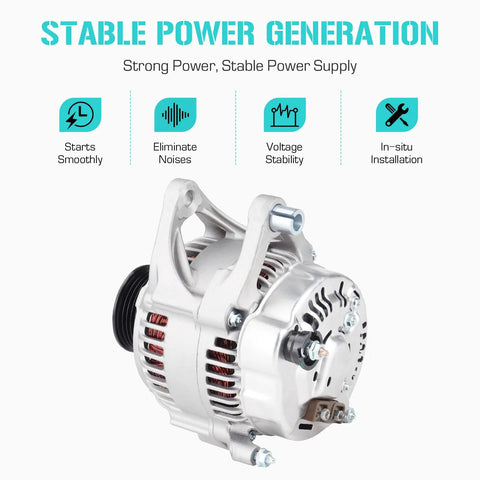 13341 Heavy Duty Alternator Replacement For Jeep Cherokee Grand Cherokee Wrangler Dodge Dakota Comanche TJ Series 1991-1998