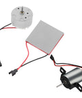 Heat Powered Fireplace Fan Replacement Motor Repair Kit For Wood Stoves And Electric Stove Fans Quiet And Built Tough Durable Metal Motor Easy Install Noise Reduction Fits Most Stove Fans, metal motor kit