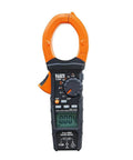 Digital Clamp Meter With Auto Range TRMS For AC DC Voltage And Current Up To 2000A, Tough And Pro Grade, front view display