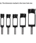 Top Shelf Wood Plug Cutters Set Gonna Make Your DIY Projects Dead Easy With Five Pro Grade Drill Bits in 15 to 35mm sizes.