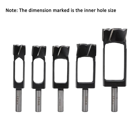 Top Shelf Wood Plug Cutters Set Gonna Make Your DIY Projects Dead Easy With Five Pro Grade Drill Bits in 15 to 35mm sizes.
