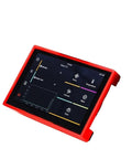 Next Gen CoreXY 3D Printer Kit control screen in a red case showing temperature and printer settings.