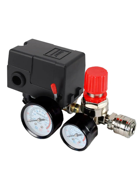 Heavy Duty Universal Air Compressor Pressure Switch 95 125 PSI 240V 26A Replacement Valve For Air Compressor Control System Easy Install
