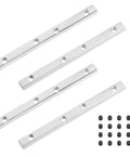 4Pcs 2020 Straight Line Connector For T Slot Aluminum Extrusion With M5 Screws 3.9 Inch Joint Brackets 6mm Slot Perfect For DIY CNC And 3D Printer Frames Heavy Duty Fasteners For 2020 Series Profiles