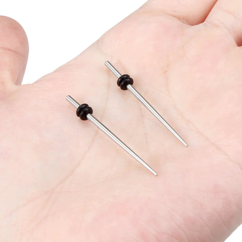 14 Gauge Ear Gauges Stretching Kit Set With 316L Surgical Steel Tapers And Insertion Pins For Ear Septum Nipple Tongue Piercing Tools