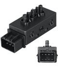 Power Seat Switch 6 Way Front Left Driver Side For Chevy Silverado Avalanche GMC Sierra Yukon Buick Allure Cadillac Replacement OE PSW87 SW5162 1S7614 12451495