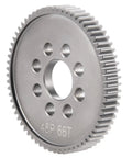 40CR Steel Spur Gear 48P 66T CNC Machined For One Tenth Scale RC Cars Upgrade Beefed Up Strength Replacement Gear For ETron Vision GT Sport 3 HPI RS4 Sport 3 Flux RC Models
