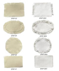 Eight Pack Sublimation Blanks For Hats And Garments 100 Percent Polyester Heat Press Ready Patches in various shapes