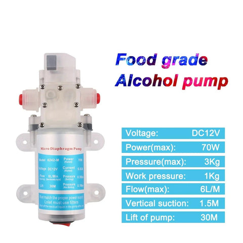Heavy Duty 12V Automatic Electric Diaphragm Water Pressure Pump 75W High Performance Upgrade For RV Camper Boat And Home Systems Quiet Reliable Operation With Smart Sensors And Durable Build Quality
