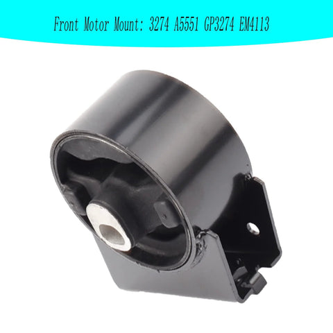 Front engine mount from Engine Mount And Transmission Mount Kit For 2011-2019 Dodge Journey 3.6L FWD And 2011-2014 Avenger 3.6L Chrysler 200