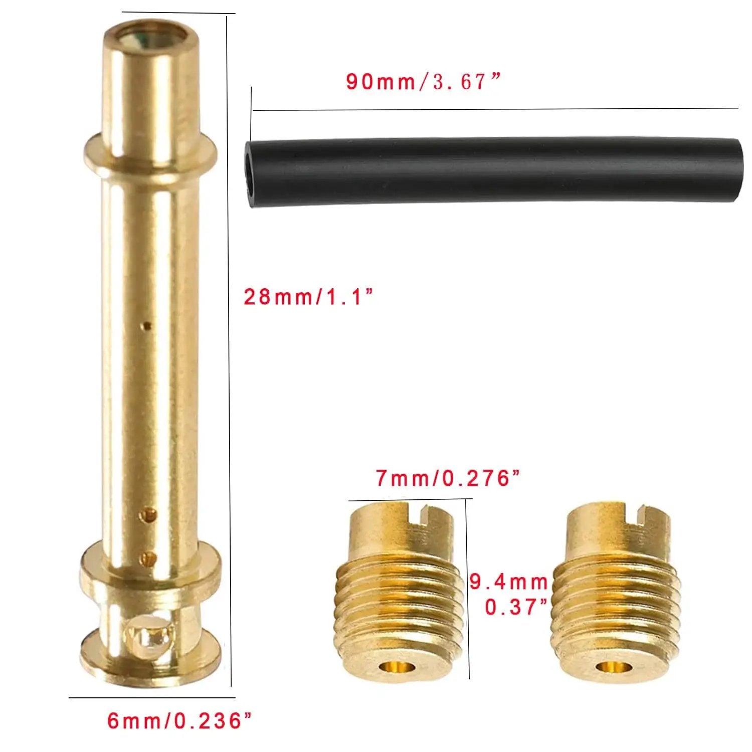 2 Pcs 12Mm Air Filter Kit With Main Jets Breather And ✓
