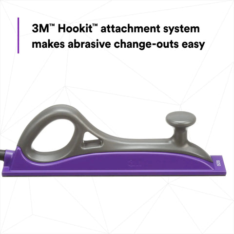 Dust Free Hand Sanding Block With Hookit Attachment System For Easy Abrasive Swaps 70 Mm By 396 Mm Pro Grade Dust Busting