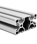 Adjustable 100-1400mm Silver 4080 T-Slot Aluminum Extrusions 40x80mm Profile Frame For CNC Laser Engraving Machine 6063-T5 Lightweight Yet Strong Corrosion-Resistant Aluminum Build For Automation Equipment Projects.