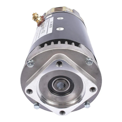 Beefed Up 24VDC 4.5HP Hydraulic Pump Motor Cross Reference 40844 48044GT Replacement Part For GS Series Scissor Lifts Fits GS2046 GS2632 GS4047 Industrial Aerial Equipment Hydraulic Power Replacement Parts, front view