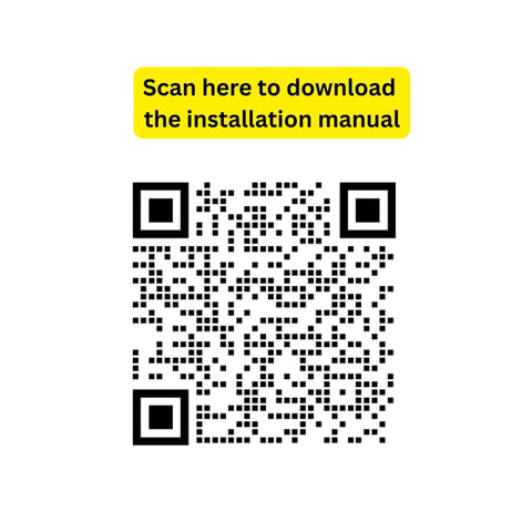 QR code for downloading the installation manual for Heavy Duty Soft Close Damper For Sliding Pocket Door Silencer Bang Free Anti Slam Buffer.