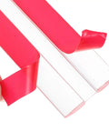 Self Adhesive Acrylic Cabinet And Window Hinges With Adjustable Angles 4 Pack Transparent Piano Hinges with red protective film