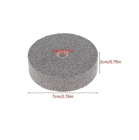 Heavy Duty 70MM Grinding Wheel With 10mm Bore For Smooth Metal Surface Finishing And Polishing Projects, 7cm diameter.