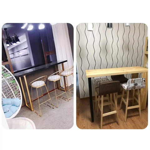Heavy Duty Iron Table Legs 100 Centimeters Tall Rock Solid Desk Brackets With Sleek Welded Finish for modern bar countertops.