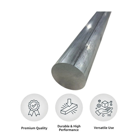 1.437 Inch By 17 Inch Aluminum Round Rod 2024 T351 Built For Real Tough Industrial Projects Durable Aluminum Bar