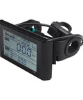Jn Lcd S900 Display Screen For 36V And 48V E-Bike Shows Real-Time Speed And Battery Life With High Accuracy Readout Plus Exclusive Controller Fit, black LCD panel with handlebar mount