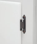 3/8 Inch Kitchen Inset Cabinet Door Hinge Self Closing Oil Rubbed Bronze Includes Mounting Screws 10 Pack 1 Pair Per Pack Fits Inset Cabinets