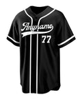 Custom Baseball Jerseys Personalized Team Uniforms For Men Women Boys Girls Moisture Wicking Breathable Mesh V Neck Button Front