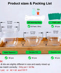 30 Piece Self Watering Nursery Pots Kit With Drainage Holes Humidity Domes Water Reservoirs And Wicking Rope For Seedlings