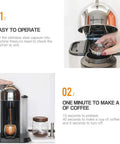 Reusable Coffee Capsule For Nespresso VertuoLine GCA1 being inserted into machine