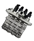 Heavy Duty Fuel Injection Pump Direct Drop In Swap For Perkins Engine 404D22T And 404D22TA showing top view with fittings.