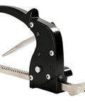 Manual Strapping Tensioner With Ergonomic One-Hand Pusher Bar, Lightweight Go-To Heavy-Duty Metal Bundling Tool For Three Eighths To One Half Inch Steel Straps, Ideal For Warehouse And Factory Use, side view