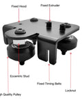 3D Printer Extruder Backplate For Anet I3 Series, X Axis Fixing Panel featuring pulley wrench, thick steel for smooth sliding