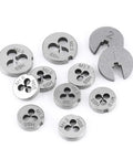 Metric Tap And Die Set 30 Pcs Hand Tools Kit For Threading With Adjustable Wrench Pro Grade Coarse And Fine Dies High Carbon Steel