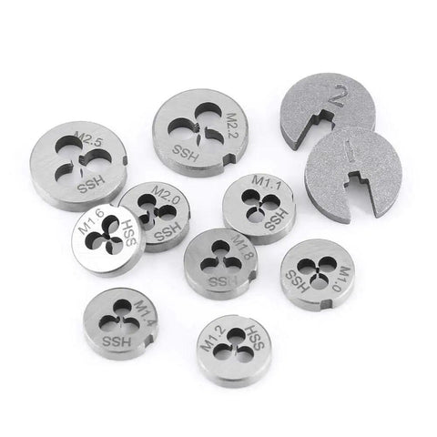 Metric Tap And Die Set 30 Pcs Hand Tools Kit For Threading With Adjustable Wrench Pro Grade Coarse And Fine Dies High Carbon Steel