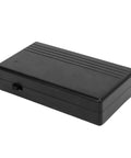 Solid 7800mAh UPS Power Supply For Router And Modem Backups Delivers Steady 24 Watts compact black battery pack side view