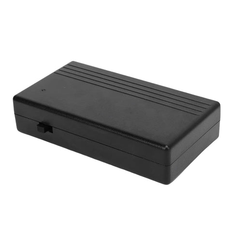 Solid 7800mAh UPS Power Supply For Router And Modem Backups Delivers Steady 24 Watts compact black battery pack side view