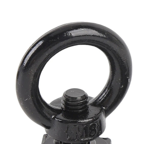 Hella Tough Stainless Steel T Track Mount Tie Down Anchors With M8 Heavy Duty T Slot Locking Rings, M8 ring detail.