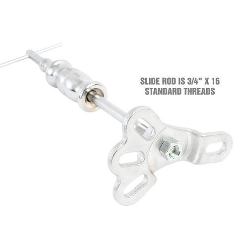 Heavy Duty Rear Axle Puller Set With A Tough Slide Hammer To Easily Yank Stubborn Bearings Off Flanged Axles On Cars And Trucks Helps You Fix Your Ride Fast Includes Adapter Kit And Carry Case