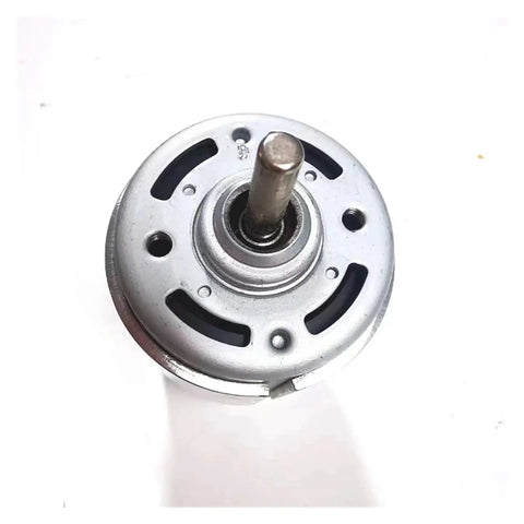Heavy Duty DC Electric Starter Motor 12V 18V 24V Packed With Dual Ball Bearings And A 42mm Pinion Gear straight top view.