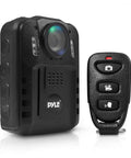 Portable Body Camera For Security Pros Gear Up With Wireless Wearable HD Video And IR Night Vision, remote control visible.