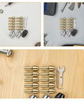 Copper Collet Chuck Set With Nut For Grinders And Drill Presses, 32 Piece Die Collet Kit displayed on table