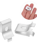 Adjustable Shelf Support Clips Clamp Aluminum Alloy Set of 50 Pieces for Wine Cabinet and Display Cabinet, Easy to Install, No Deformation