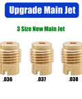 Jet Upgrade Kit For Predator 212cc Coleman CT200U Trail Mini Bikes And Go Karts With .036 .037 .038 Main Jets And ETube Compatibility