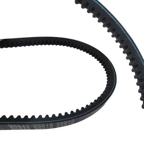 Heavy Duty Drive Belt For Tiller Cultivator 35310 12 X 728 4L Tooth HA Replacement Belt For 79cc Tazz, close-up of teeth
