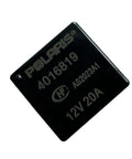 Two Pack 4016819 12V DC 20A Ultra Micro ISO Automotive Relay black casing close-up