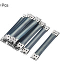 Metal Internal Flex Frame Kit 10Pcs 3.5 Inch Dark Blue Purse Frames For Coin Bags Handbags DIY Hinges With Spring Clips Durable Alloy Construction Rust Resistant