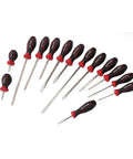 14 Piece Phillips And Slotted Screwdriver Set With Alloy Steel Blades Heat Treated For Maximum Strength And Durability